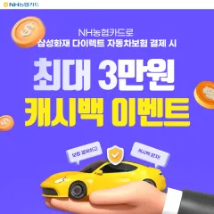 NH농협카드 삼성화재 다이렉트 자동차보험 결제 시 최대 3만원… 대표 이미지